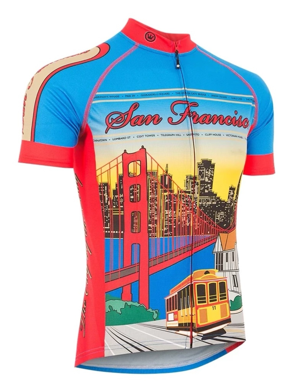 Canari Men's Retro San Francisco Souvenir Cycling Jersey (Size XXL)